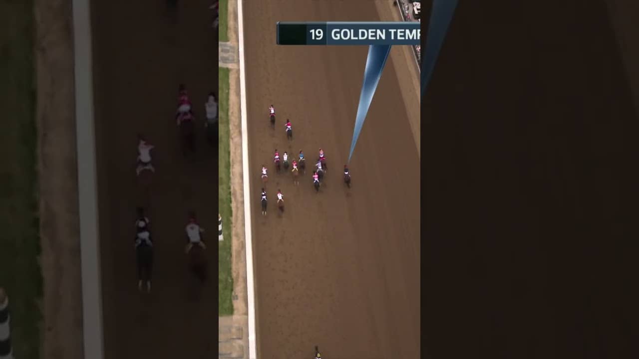 Birds-eye view of the 152nd Kentucky Derby! 🏇🌹