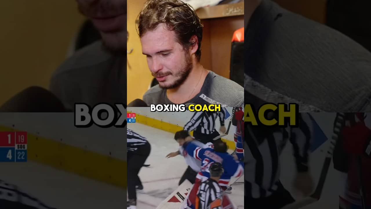 Igor Shesterkin MAULS Jacob Markstrom 👀 #NYR #nyrangers #newyorkrangers #shorts