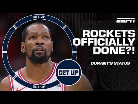 Are the Rockets officially DONE if Kevin Durant doesn't return vs. the Lakers ⁉️ | Get Up