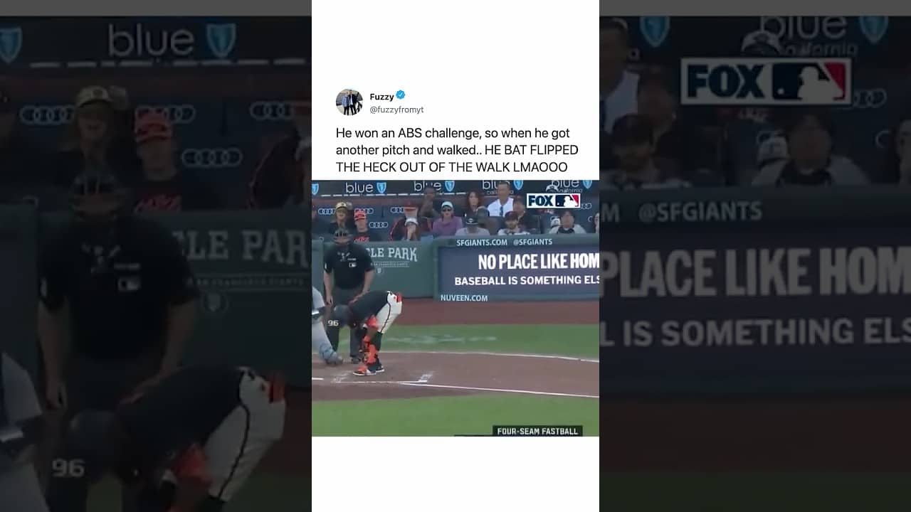 he bat flipped a WALK 😂