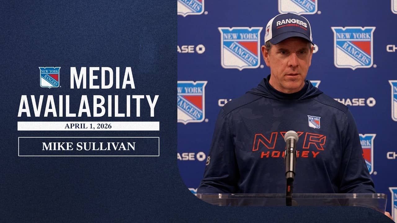 NYR Practice: Mike Sullivan Media Availability | Apr. 1, 2026