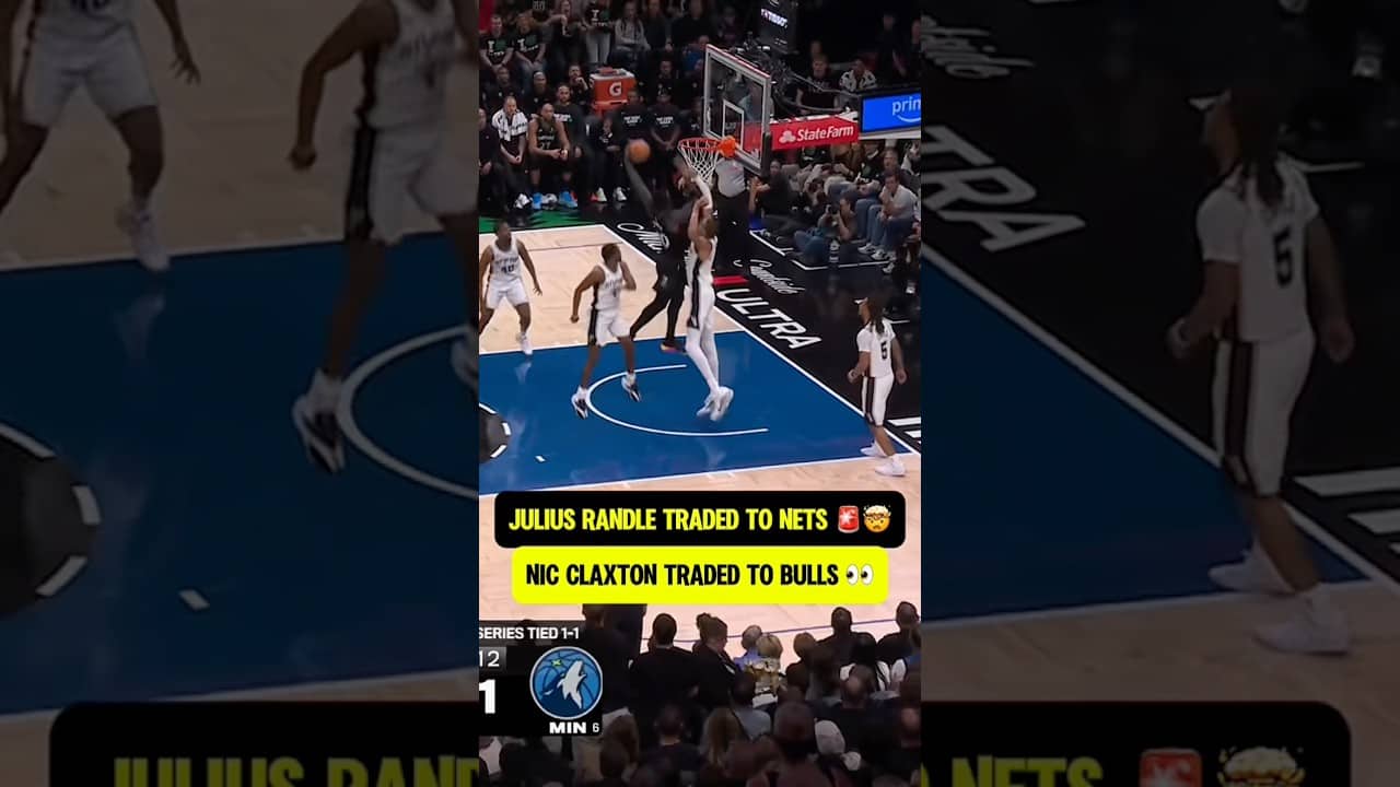 RANDLE TRADED TO NETS in 3 team trade 🚨👀