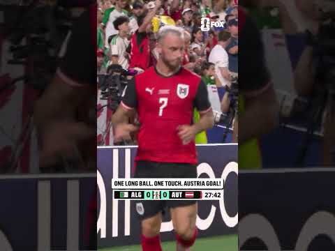 AUSTRIA OPENS UP THE SCORING 🇦🇹