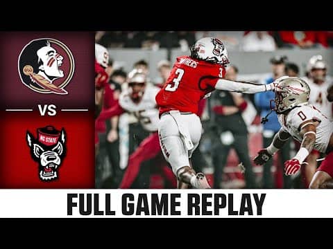 Florida State vs NC State Full Game Replay | 2025 ACC Football