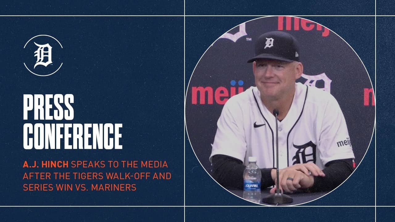 A.J. Hinch on Tigers Walk-Off vs. Mariners, Back-to-Back Series Wins | 6/7/26