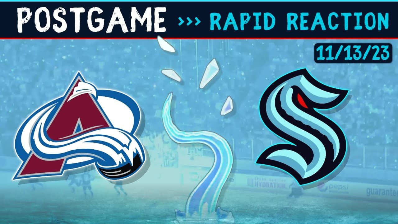 Avalanche vs. Kraken LIVE Postgame Reaction!