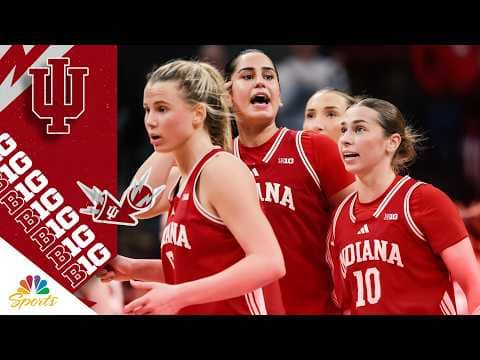 How Indiana came back to knock off Nebraska | Big Ten Women's Basketball Tournament | NBC Sports