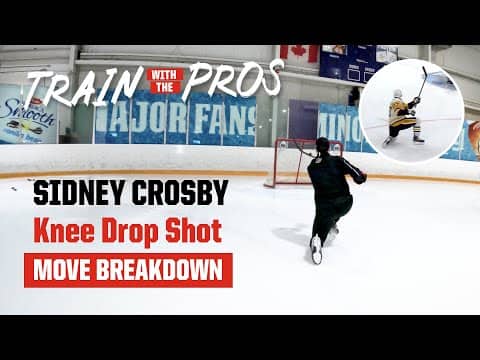 Shoot Like Sidney Crosby – Knee Drop Shot Technique | Train with the Pros