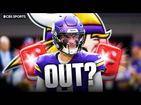 QB J.J. McCarthy in concussion protocol | Rookie Max Brosmer to start if McCarthy out