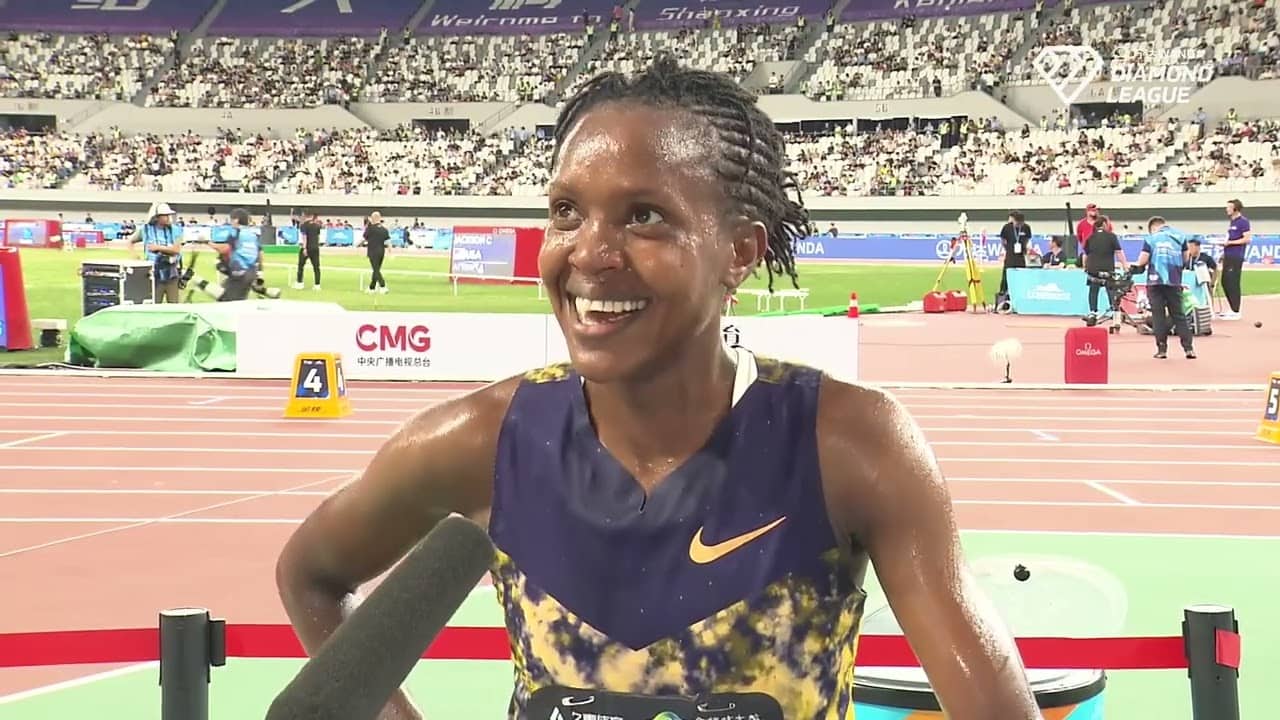Faith Kipyegon Talks Outlook For 2026 Season Following 5000m Win At Shanghai Diamond League In 14:24