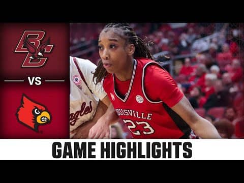 Boston College vs. Louisville Game Highlights | 2025-26 ACC Women's Basketball