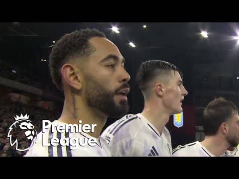 Matheus Cunha DRILLS Manchester United level with Aston Villa | Premier League | NBC Sports