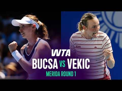 Cristina Bucsa vs. Donna Vekic | 2026 Merida Round 1 | WTA Match Highlights