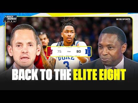 Duke rallies to beat St. John's, advances to 3rd straight Elite Eight | 2026 March Madness