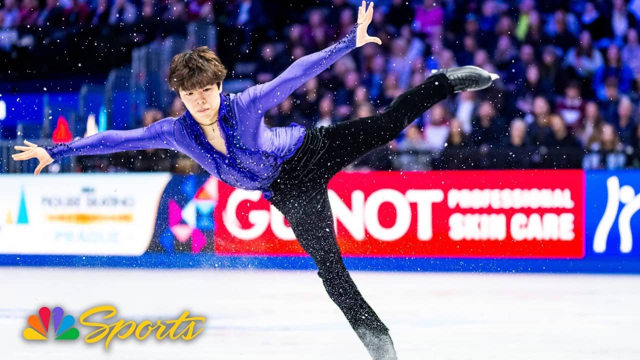 Shun Sato slotted in 4th after short program at 2026 World Figure Skating Championships | NBC Sports