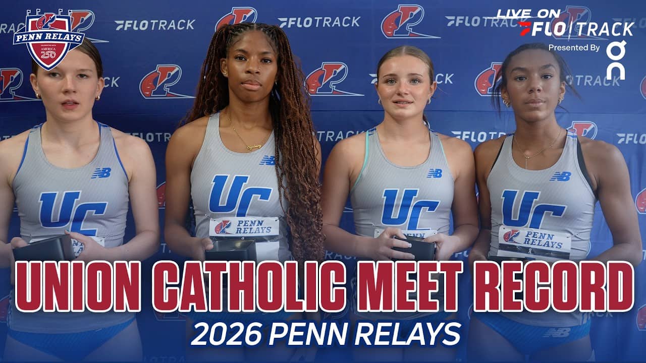 Union Catholic Breaks Meet Record | Penn Relays 2026 Post-Race Interview