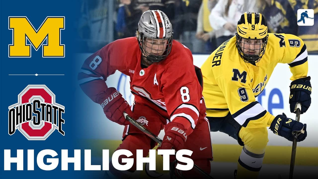 Michigan vs Ohio State | Big Ten Hockey Championship Final | Highlights - March 21, 2026