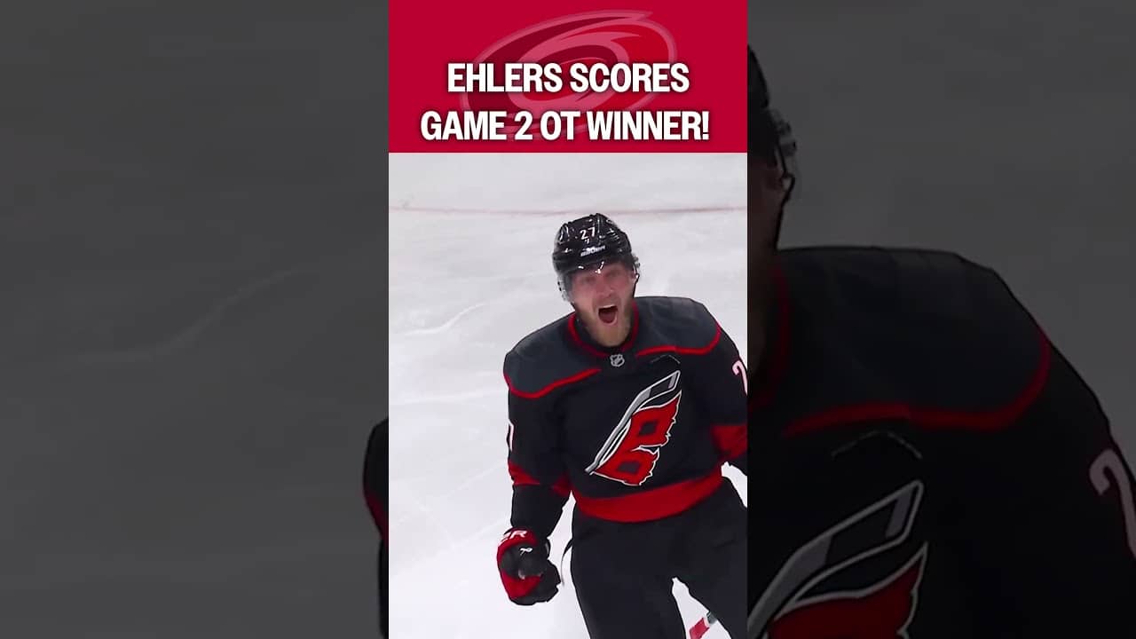 Ehlers calls GAME in OT! 🚨