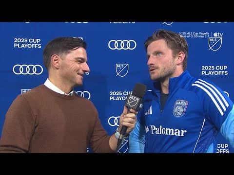 Anders Dreyer On His TWO GOALS and San Diego FC Victory! | 2025 Audi MLS Cup Playoffs