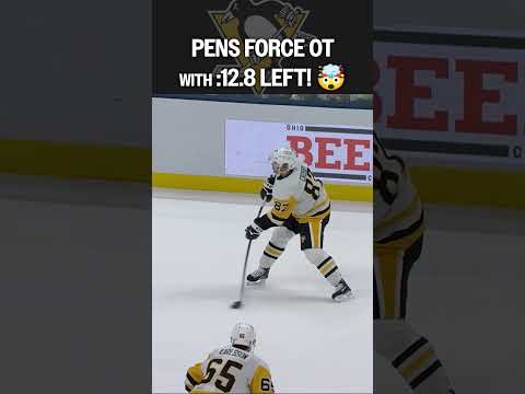 Pens come back from down 4-1! 😤