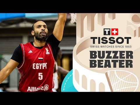 Amr Abdelhalim 🇪🇬 | 🚨 TISSOT Buzzer Beater | FIBA Basketball World Cup 2027 African Qualifiers