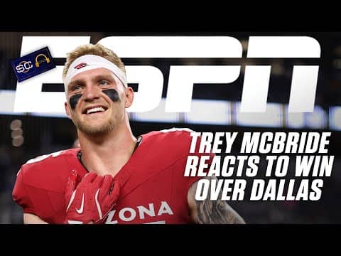 Trey McBride on Cardinals' win over Cowboys, Jacoby Brissett at QB1 & more | SC with SVP