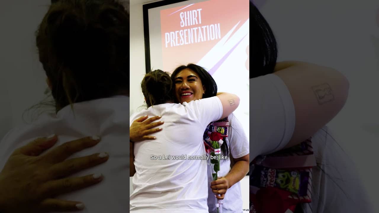 Haineala Lutui enters The Rose Room to discuss her debut 🌹@o2ukofficial | #WearTheRose #RedRoses