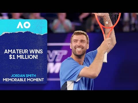 $1 Million Dollar Point | Amateur Jordan Smith Wins | 1 Point Slam | Australian Open 2026