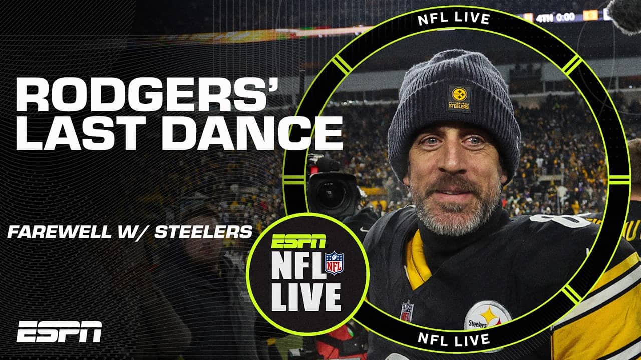 AARON RODGERS' LAST DANCE 🏈 Finishing career with Mike McCarthy & the Steelers | NFL Live