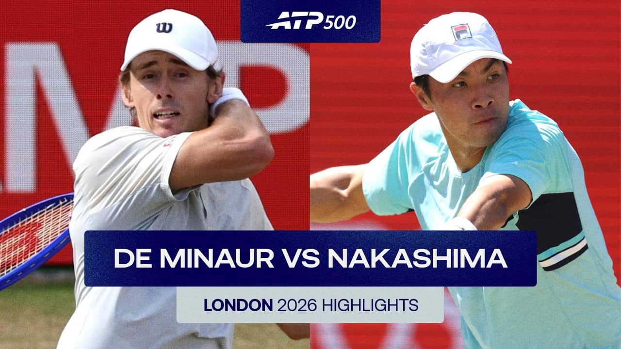 Alex de Minaur vs. Brandon Nakashima Highlights | London 2026 Quarter-Final