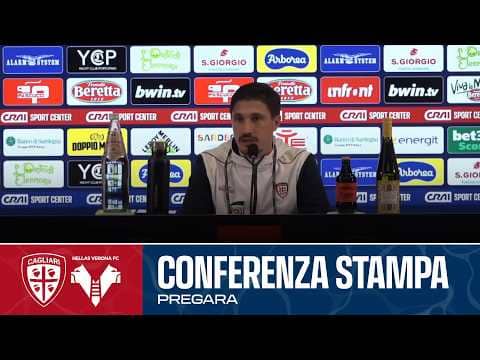 SERIE A ENILIVE |  MISTER PISACANE IN CONFERENZA STAMPA | CAGLIARI - HELLAS VERONA