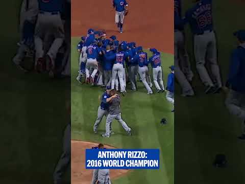 A 108-year drought ended in Anthony Rizzo's glove 🤍💙