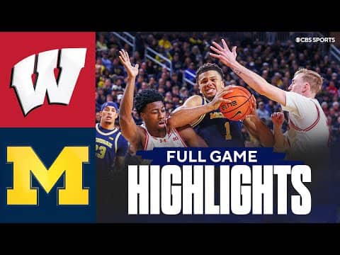 Wisconsin Badgers vs. No. 2 Michigan Wolverines | Full Game Highlights