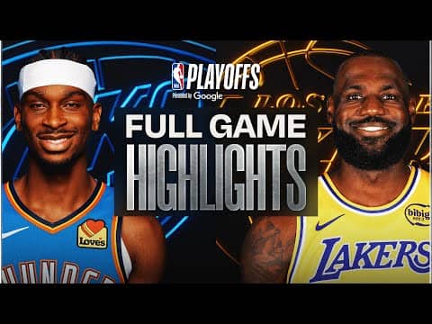 #1 THUNDER at #4 LAKERS | FULL GAME 3 HIGHLIGHTS | May 9, 2026