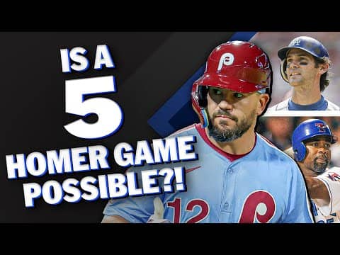 Will we ever see 5 home runs in 1 MLB game?? | MLB Deep Dive