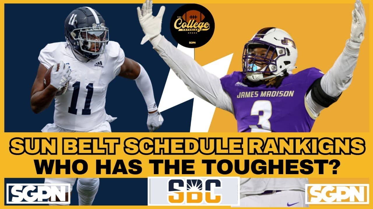 SUN BELT CONFERENCE SCHEDULE RANKINGS 2026 | The College Football Experience
