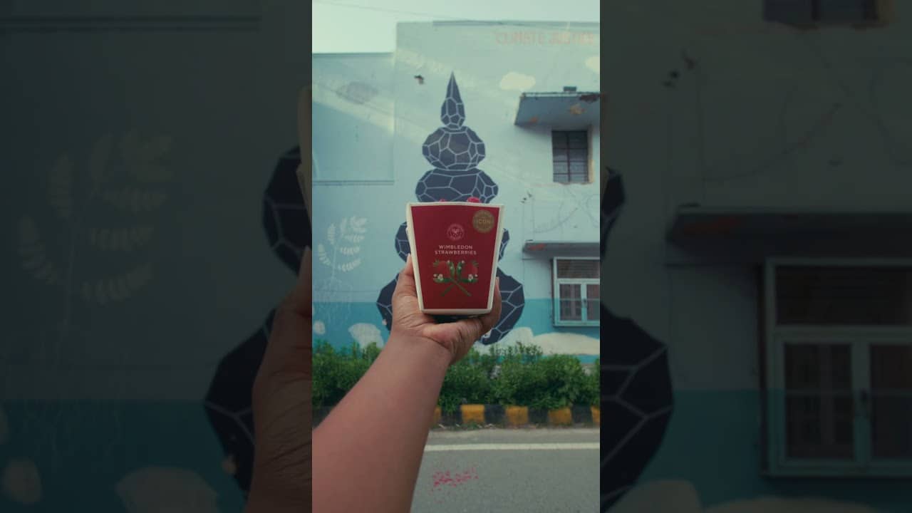 A little taste of the Championships has arrived in Delhi. Can you guess what's coming? 👀