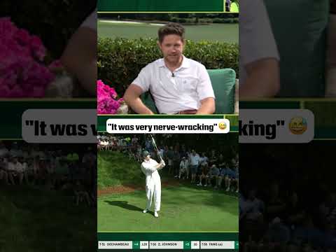 Niall Horan talks about his nerves being Rory McIlroy's caddy ⛳️