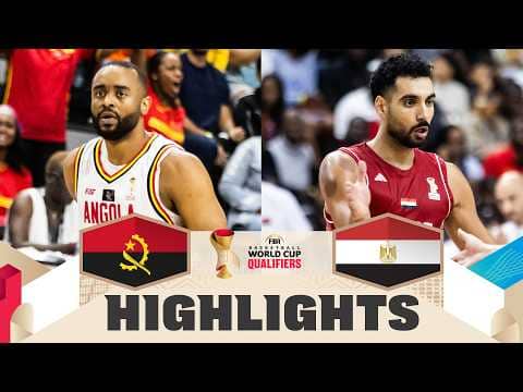 Angola 🇦🇴 v Egypt 🇪🇬 | Highlights | FIBA Basketball World Cup 2027 African Qualifiers