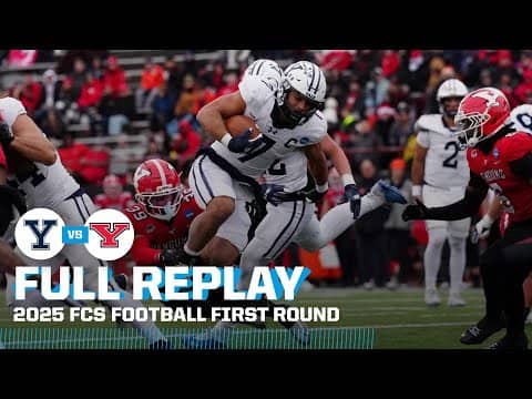 Yale completes historic comeback in FCS playoff first round | FULL REPLAY