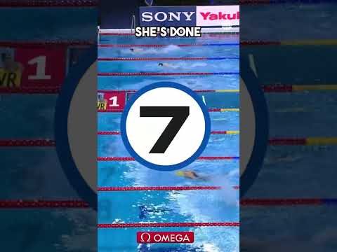 American Swimmer Gretchen Walsh Breaks Another World Record #swimmer #GretchenWalsh #worldrecord