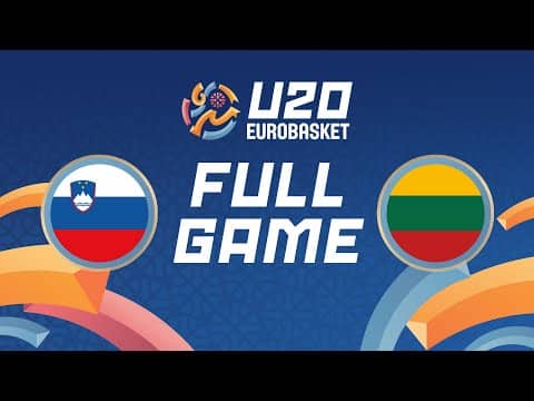 LIVE - Slovenia v Lithuania | FIBA U20 Women's EuroBasket 2025 | Round of 16