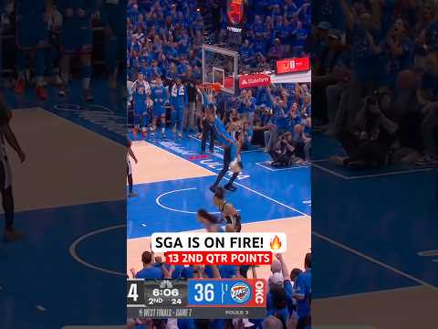 SGA making his mark on Game 7!