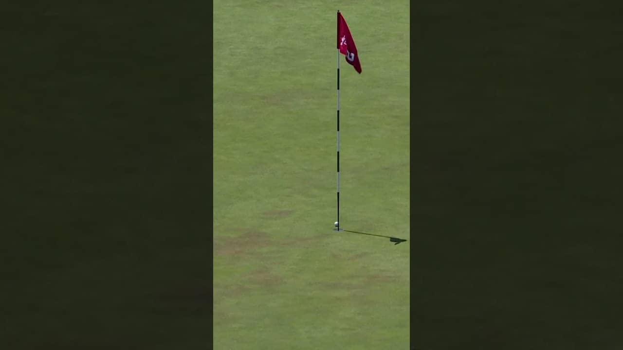 Hatton holes-out for the eagle 😮‍💨