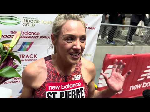 Elle St. Pierre returns with 3000m win at 2026 NB Indoor GP