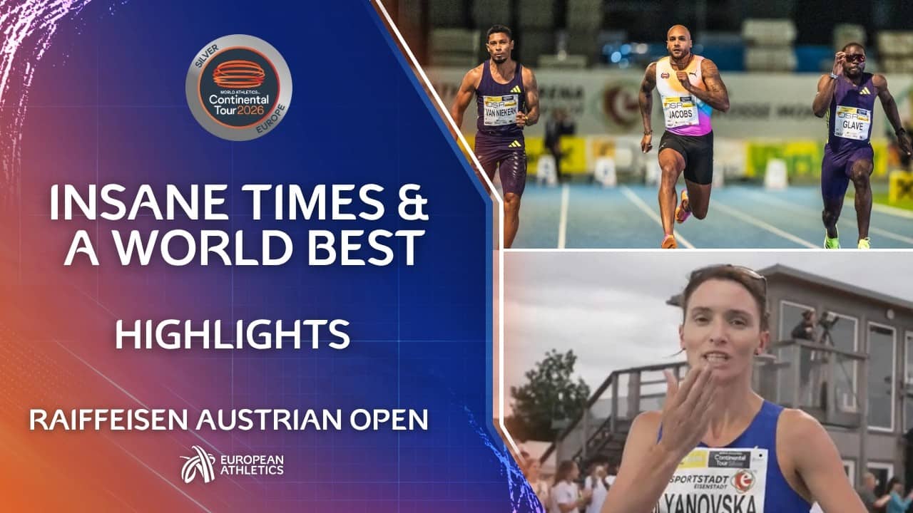 INSANE 100m times plus Race Walk WORLD BEST | HIGHLIGHTS Raiffeisen Austrian Open Eisenstadt 2026