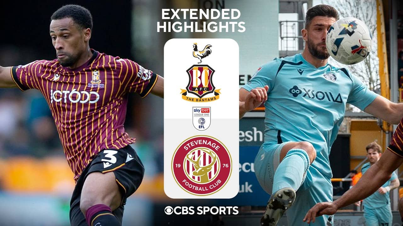 Bradford City vs. Stevenage: Extended Highlights | EFL League One | CBS Sports Golazo