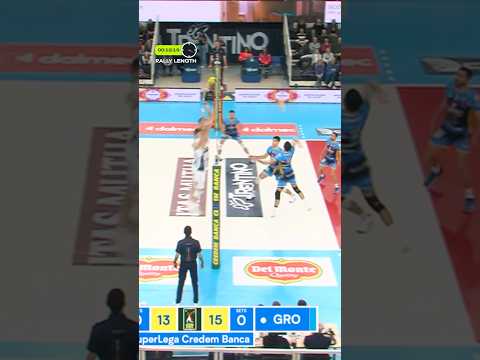 They just wouldn‘t let it drop 😵‍💫 #volleyballworld #italianleague