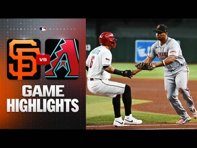Giants vs. D-backs Highlights (5/20/26) | MLB Highlights