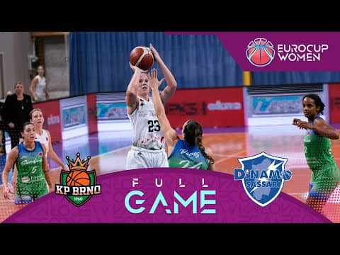 LIVE - KP Brno v BDS Dinamo Sassari | EuroCup Women 2025-26 | Regular Season